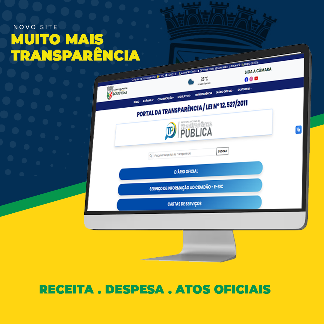 Novo portal da Câmara Municipal de Igrapiúna - Ba